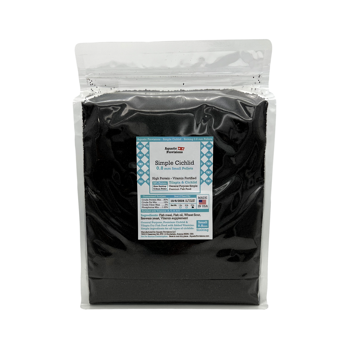 Simple Cichlid Small 0.8mm, Bulk