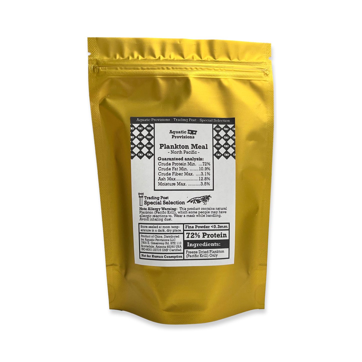 North Pacific Plankton Meal – Fine Powder (<0.3mm)