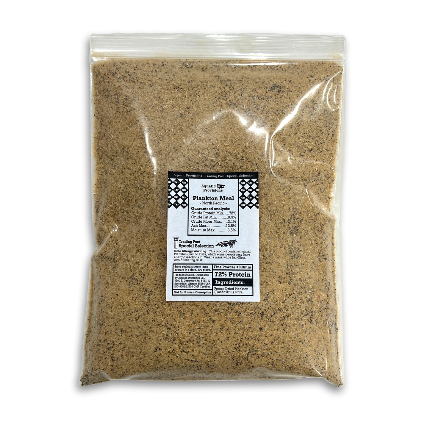 North Pacific Plankton Meal – Fine Powder (<0.3mm) - Bulk