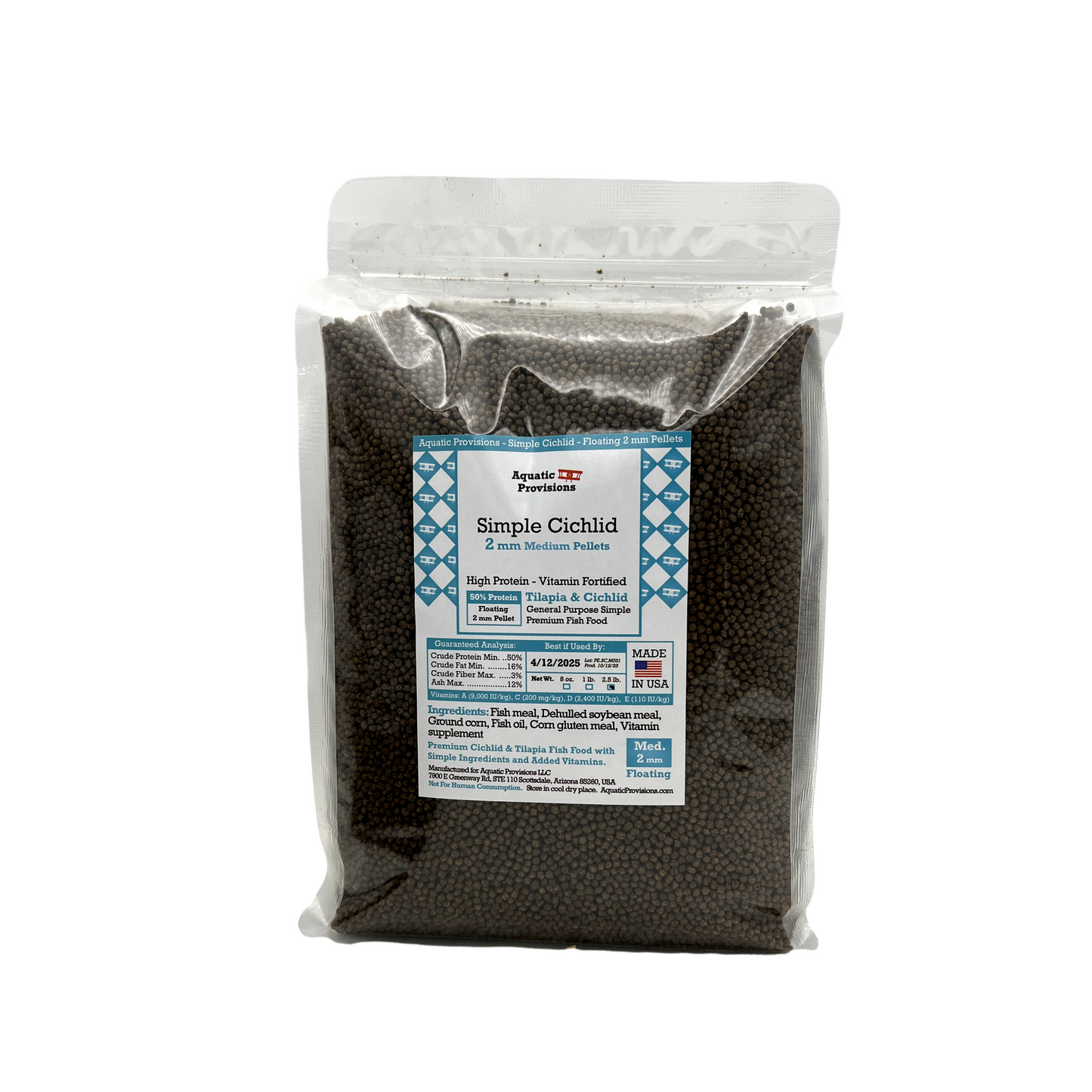 Simple Cichlid Medium 2mm, Bulk