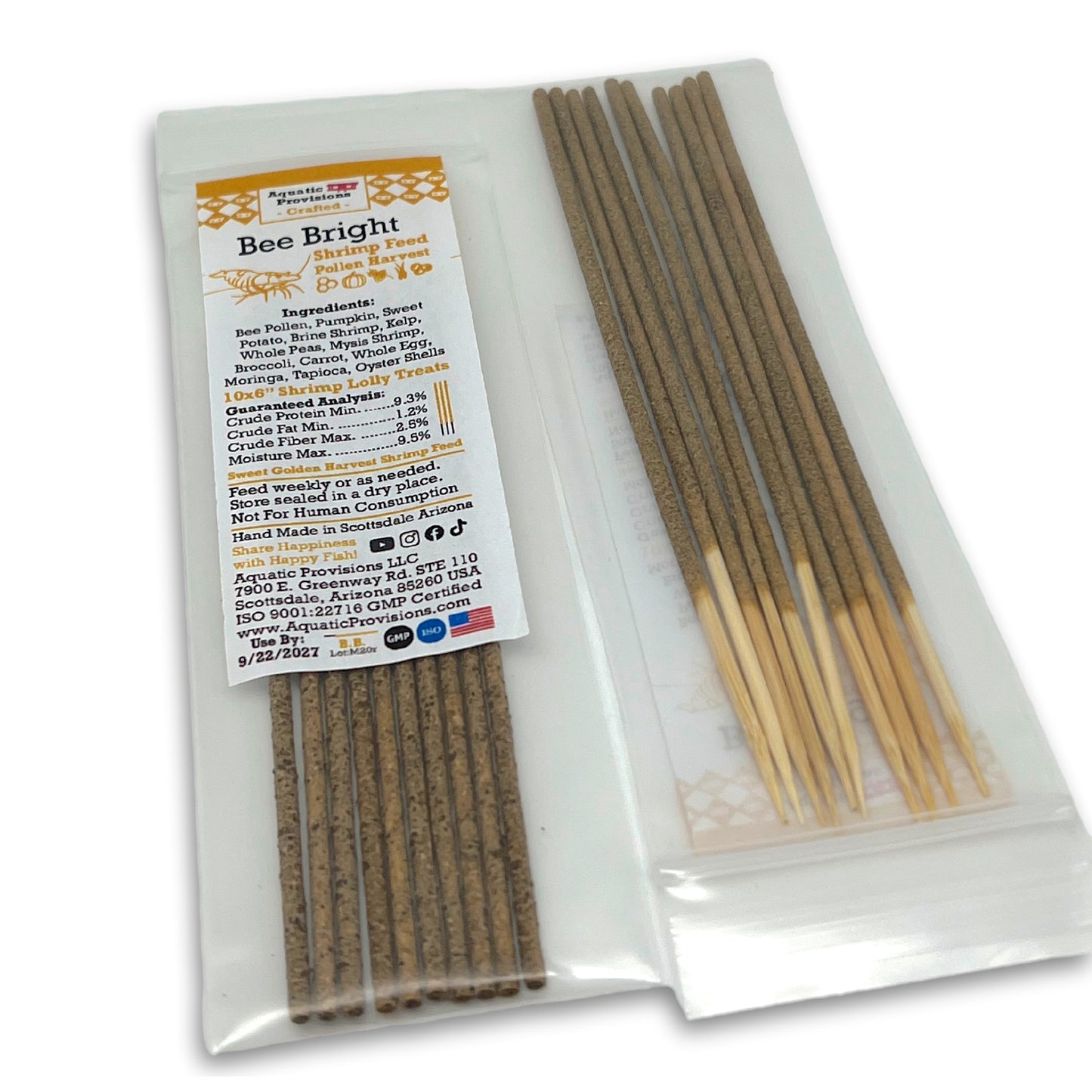 Bee Bright – Shrimp Lolly Treats 10x6"