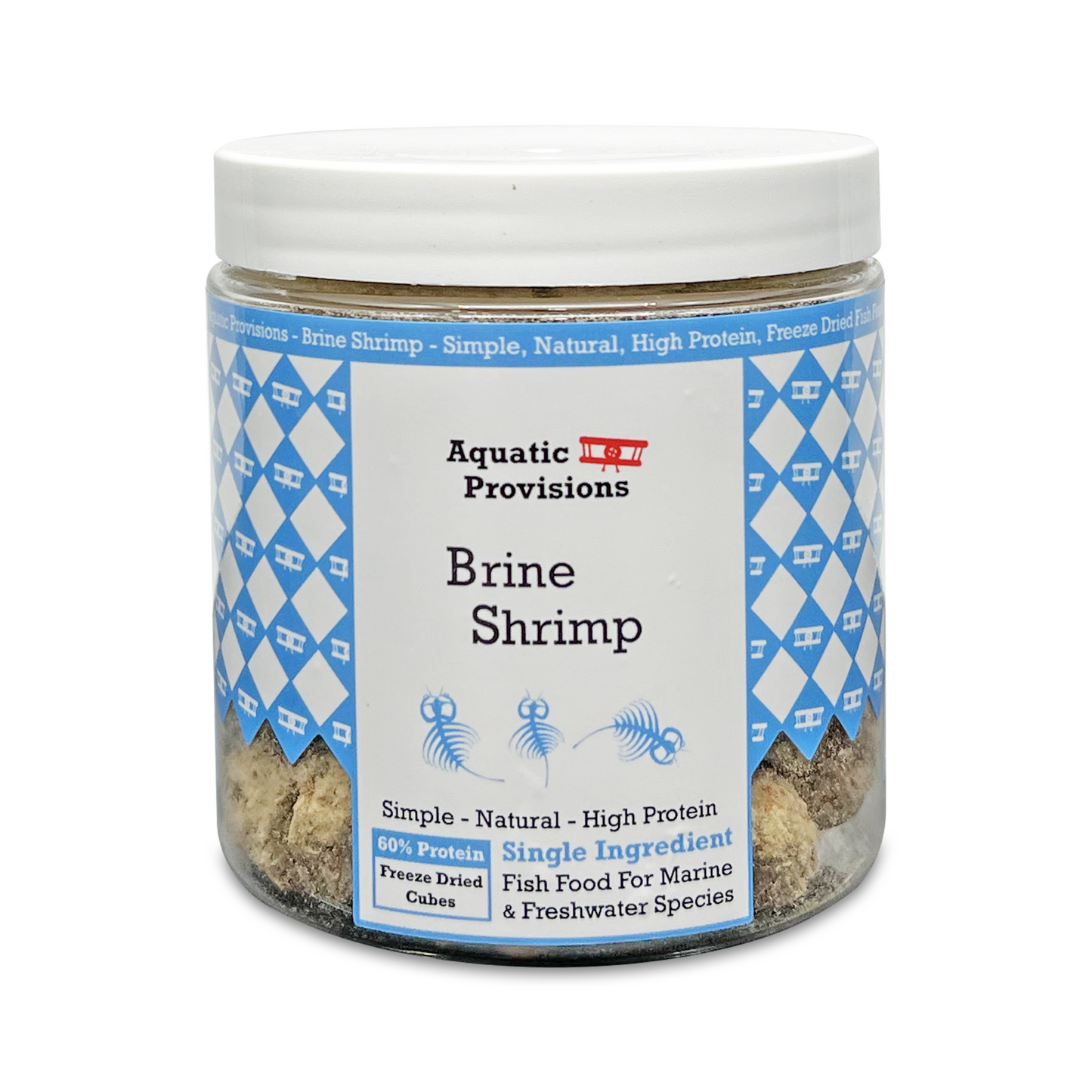 Brine Shrimp Cubes, Freeze Dried