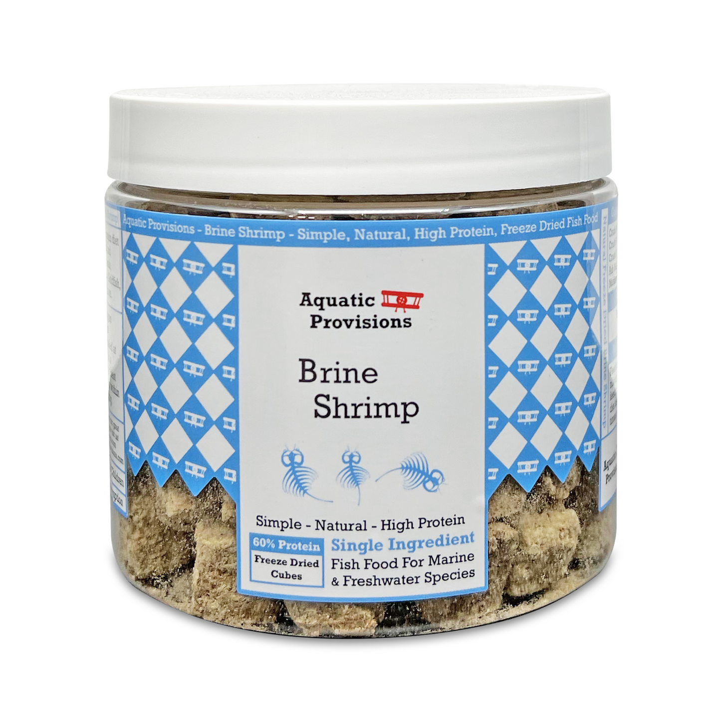 Brine Shrimp Cubes, Freeze Dried