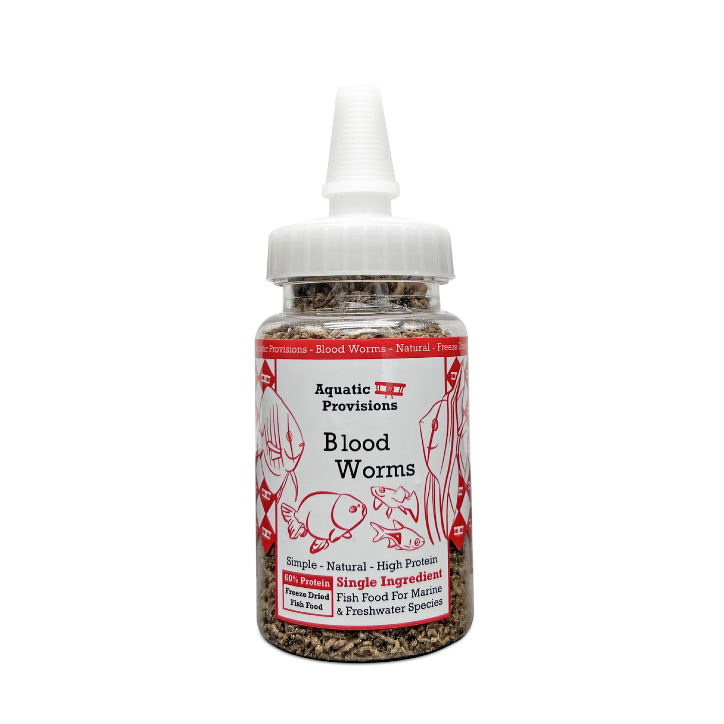 Blood Worms, Freeze Dried