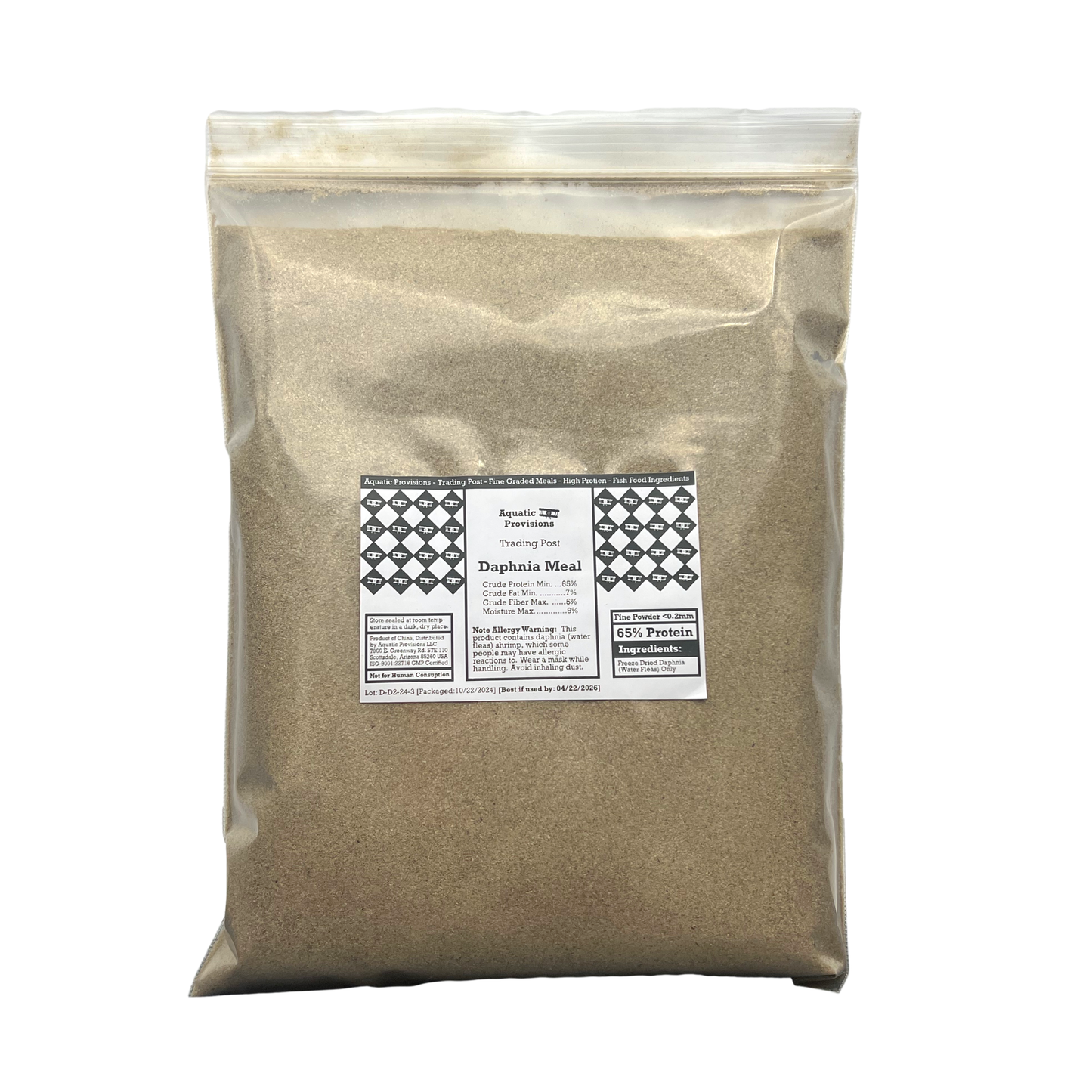 Daphnia Meal – Fine Powder (<0.2mm) - Bulk