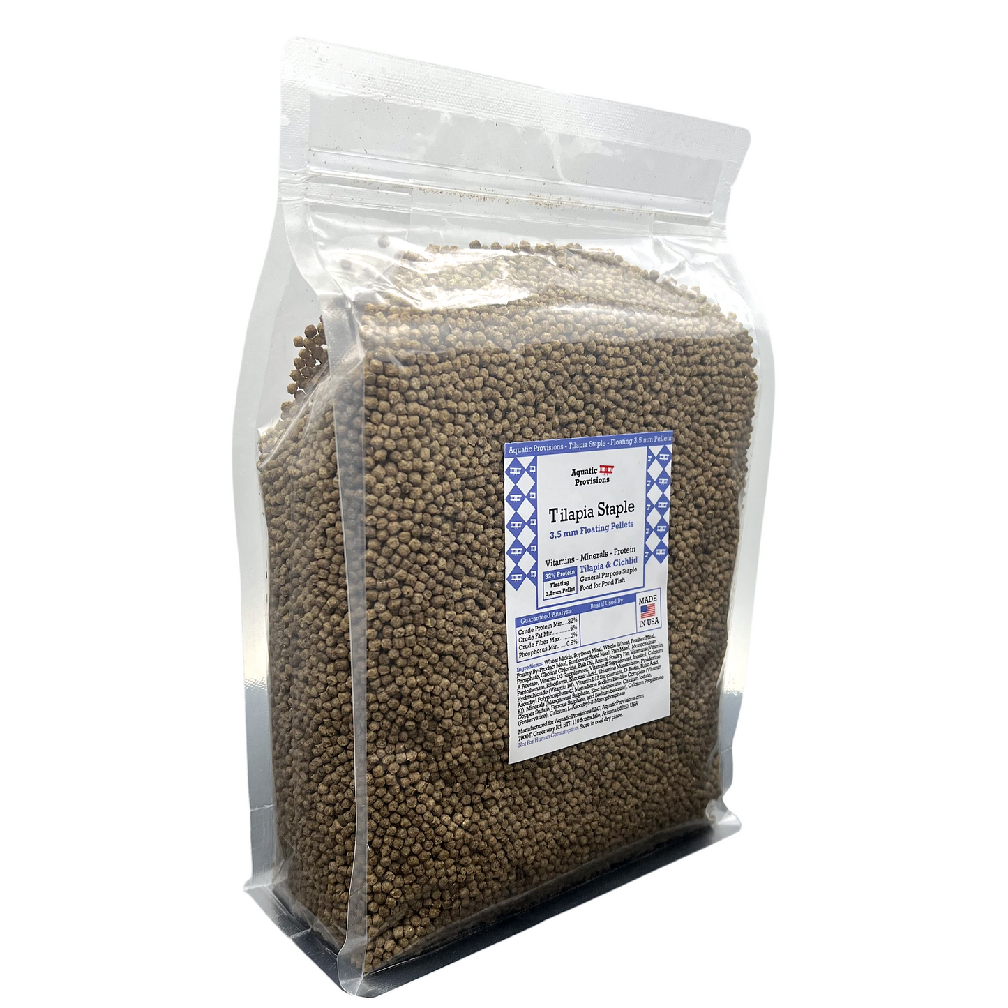 Tilapia Staple 3.5mm, Bulk