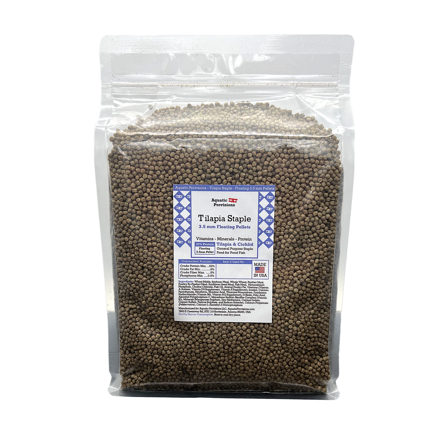 Tilapia Staple 3.5mm, Bulk