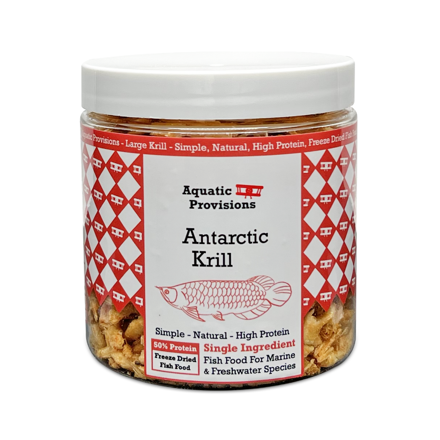 Antarctic Krill, Jumbo Freeze Dried