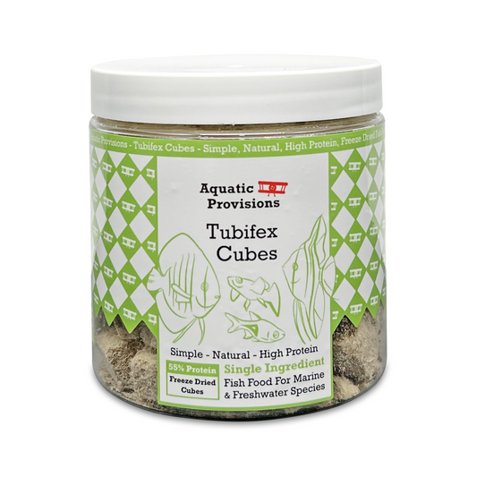 Tubifex Cubes, Freeze Dried