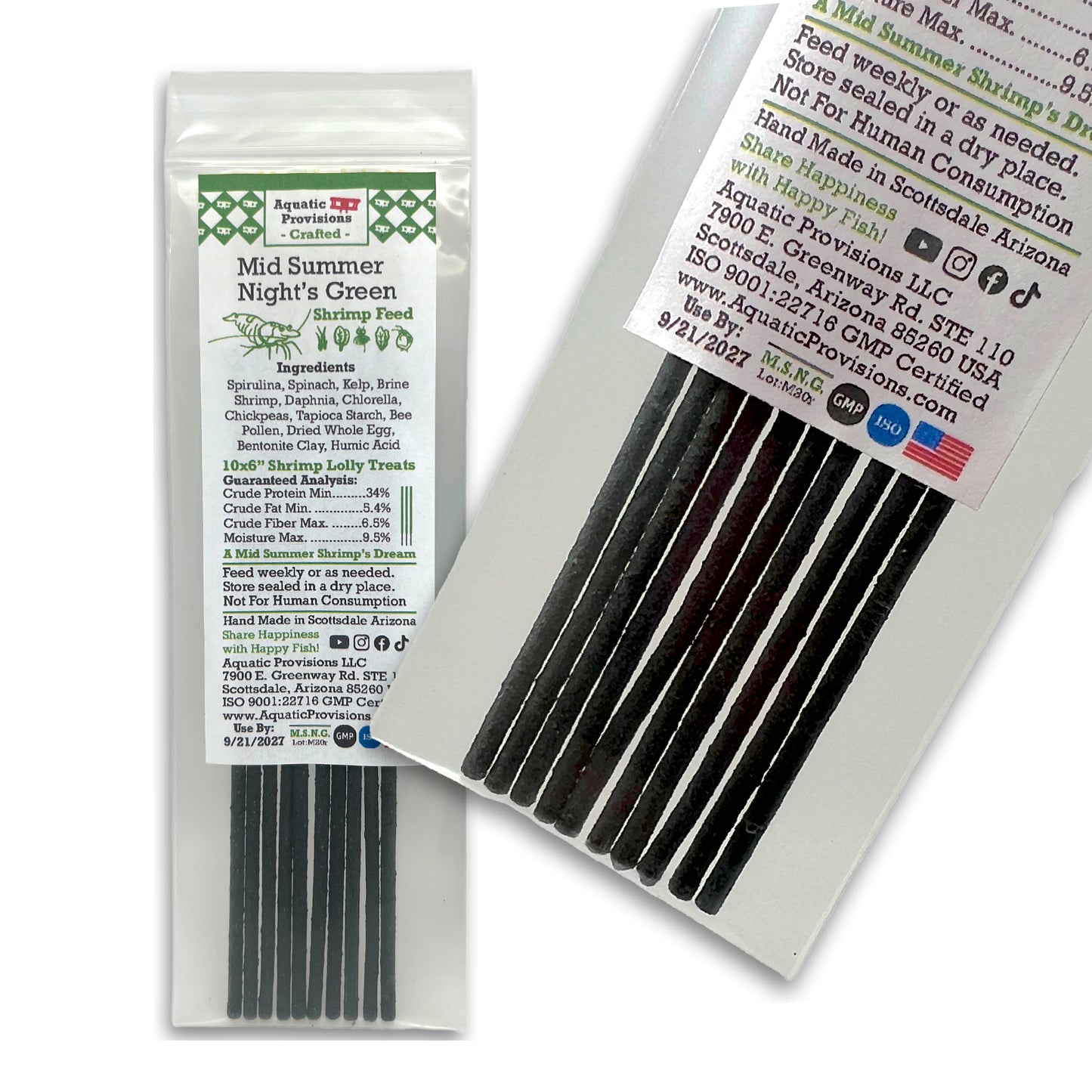 Mid Summer Night's Green - Shrimp Lolly Treats 10x6"