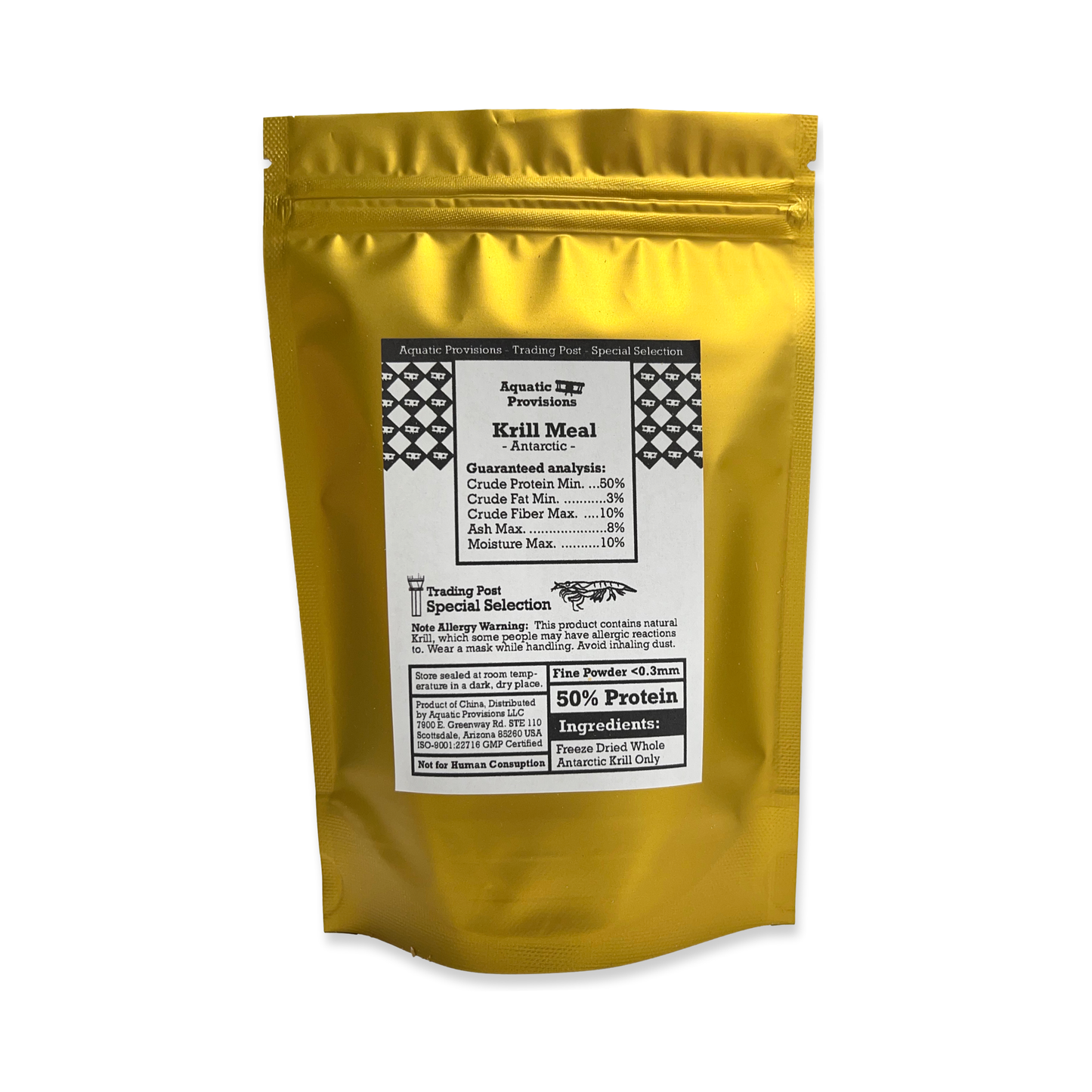 Krill Meal – Antarctic, Fine Powder (<0.3mm)