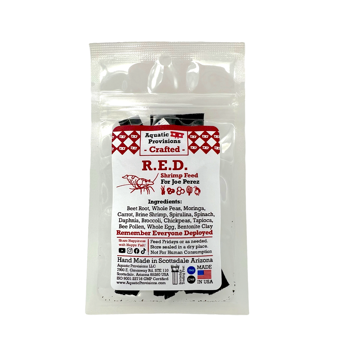 R.E.D. – Healing Shrimp Feed