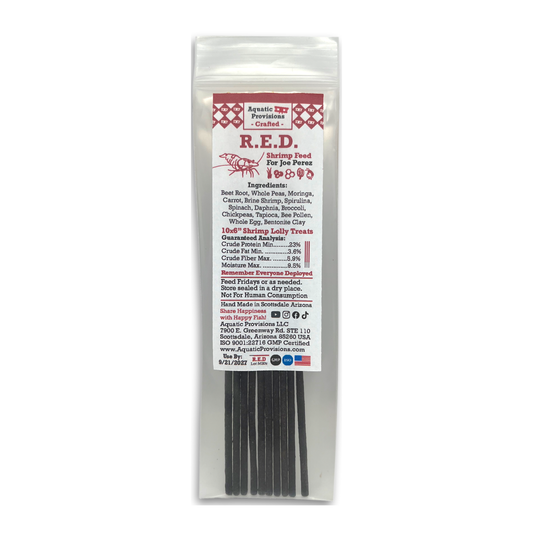 R.E.D. – Shrimp Lolly Treats 10x6"