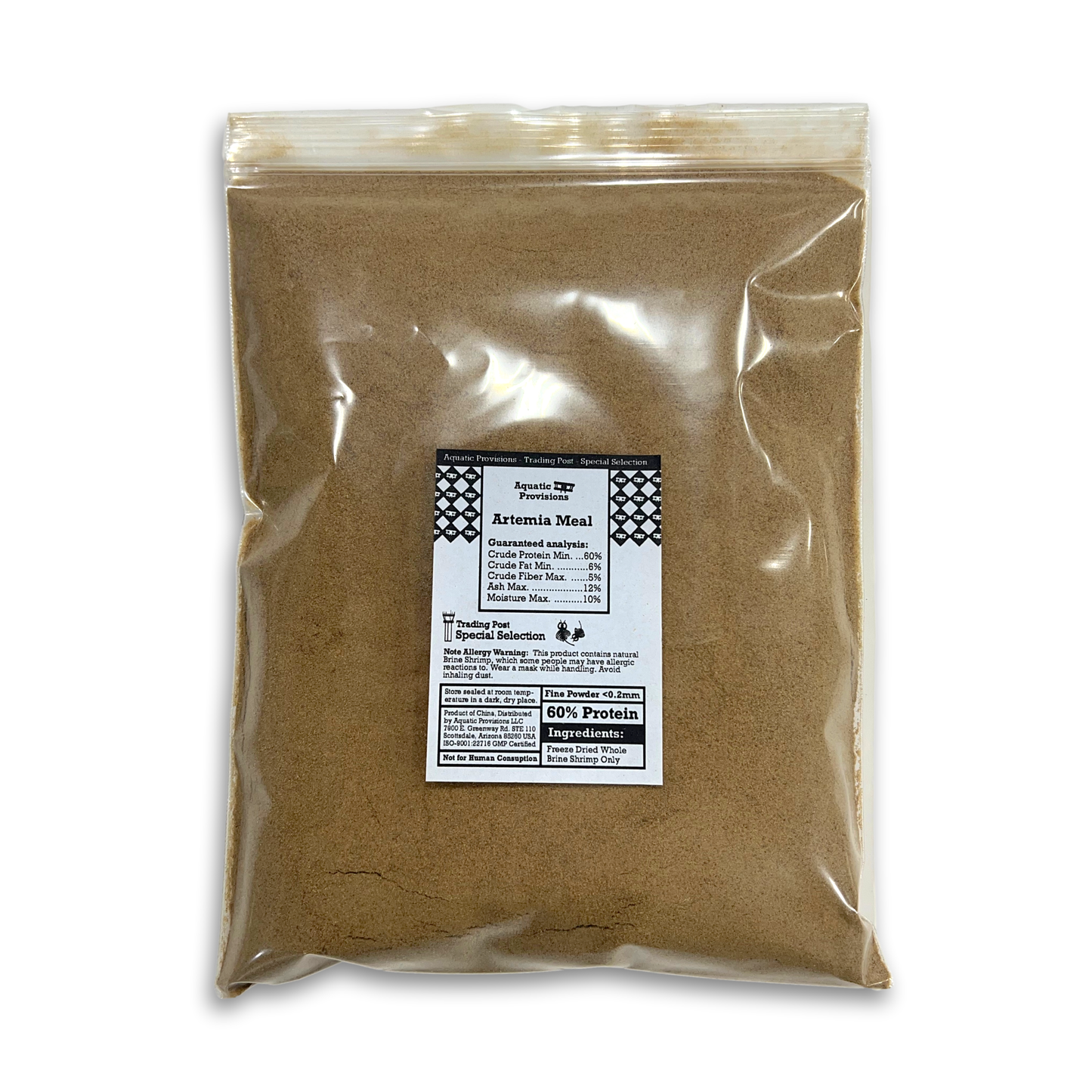 Brine Shrimp Meal – Fine Powder (<0.2mm) - Bulk