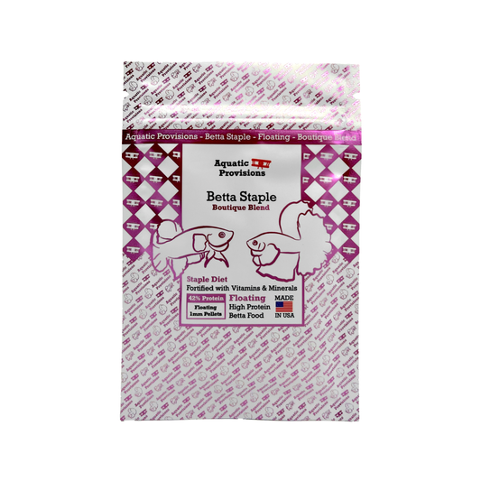 Betta Staple Fish Food, 1mm Floating 42% Protein