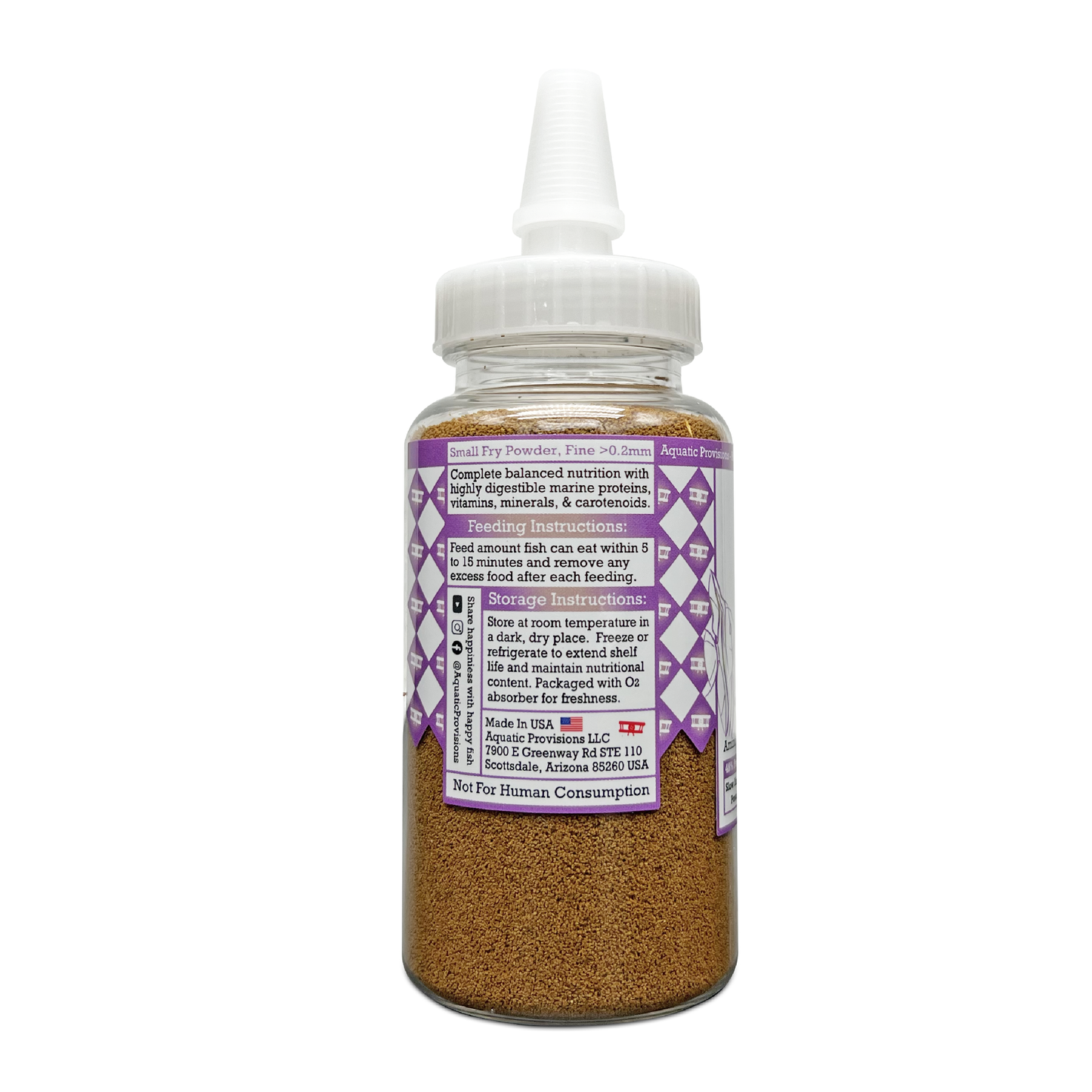 exotic fish fry powder marine protein carotenoid rich