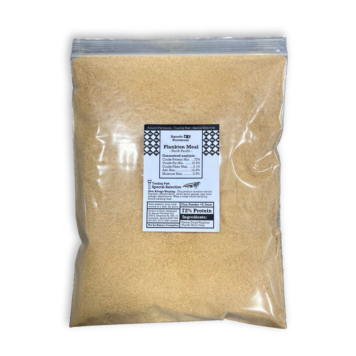 North Pacific Plankton Meal – Fine Powder (<0.3mm) - Bulk