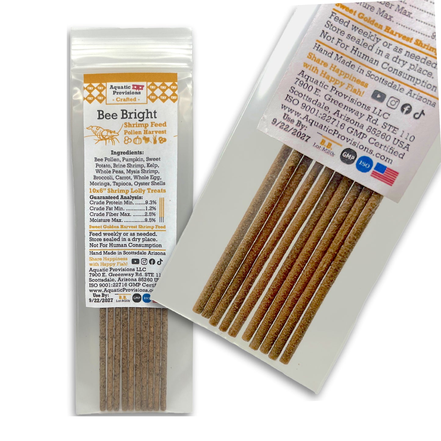 Bee Bright – Shrimp Lolly Treats 10x6"