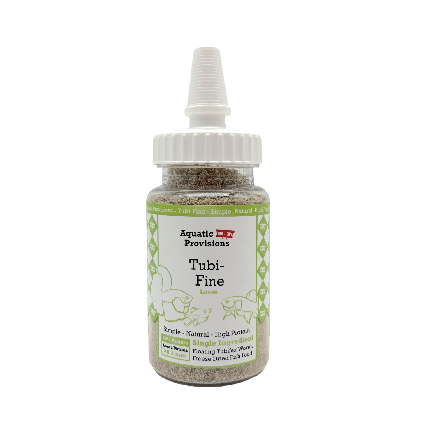 Tubi-Fine, Freeze Dried Tubifex, Loose